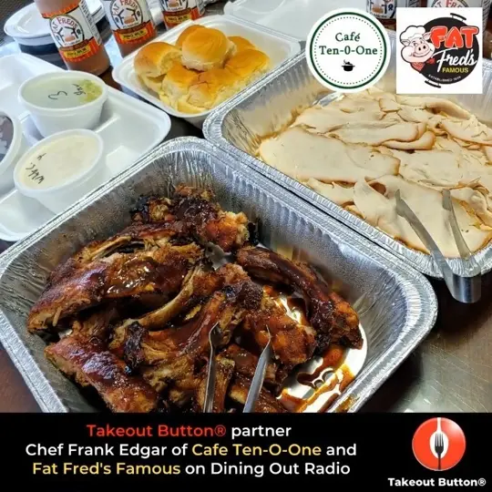 Cafe Ten-O-One in St. Petersburg showing review, chef interview, business journey, catering, video by Takeout Button on Facebook