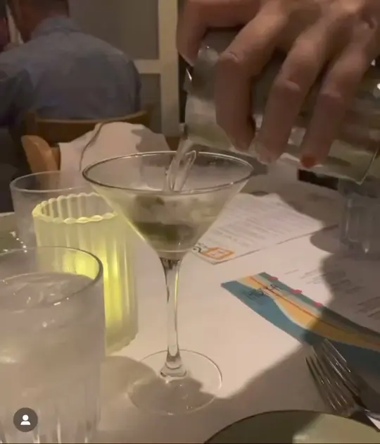 Cafe Thirty A in Seagrove showing cocktail, martini, video by Cafe Thirty-A on Facebook