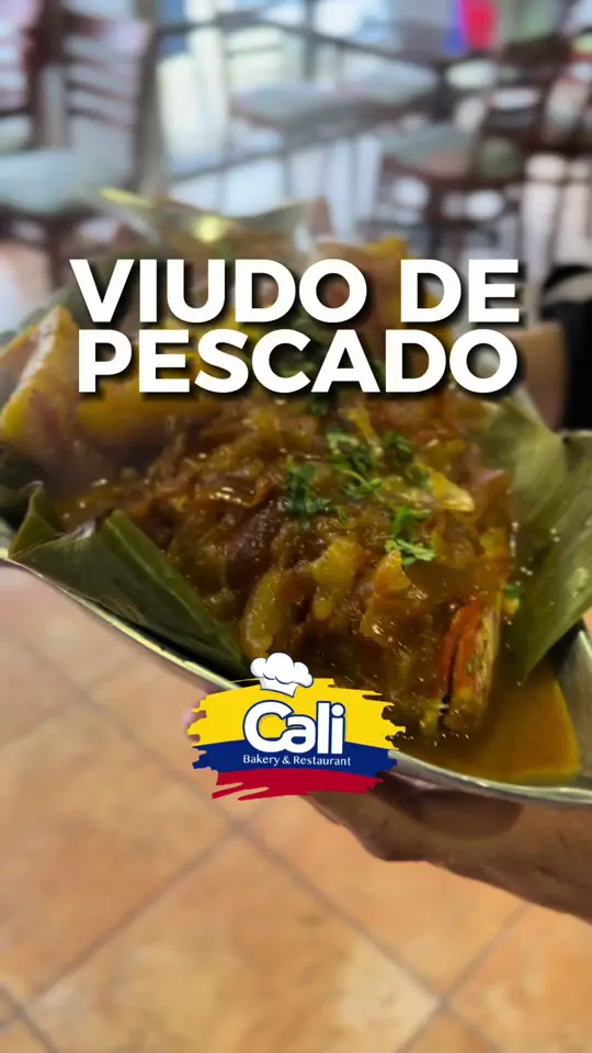 Cali Bakery & Restaurant in Coral Springs showing food, viudo de pescado, video by calibakeryrest on TikTok