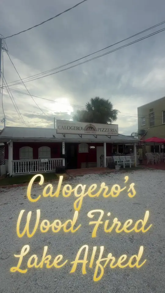 Calogero's Pizzeria in Lake Alfred showing pizza, hot honey pizza, video by not_your_average_mailman on TikTok