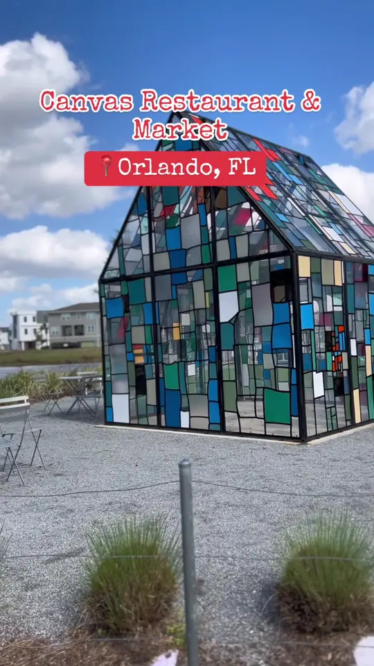 Canvas Restaurant & Market in Orlando showing brunch, atmosphere, photos, video by theglobalwanderess on TikTok
