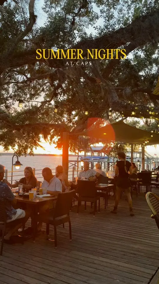 Cap's On the Water in St. Augustine showing drinks, sunsets, video by Cap's On The Water on Facebook