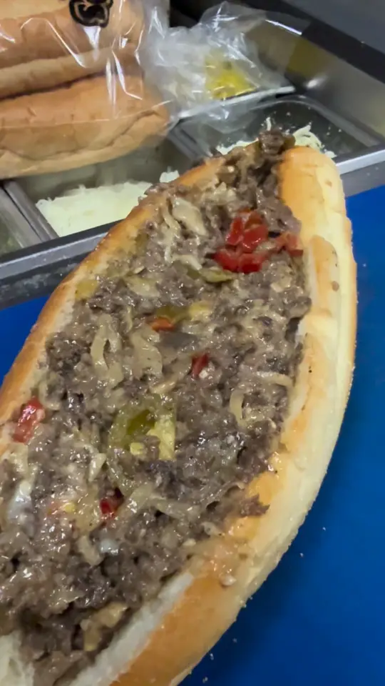 Cap's Pizza & Pub in Vero Beach showing food, cheesesteak, video by CAPS PIZZA AND PUB on Facebook