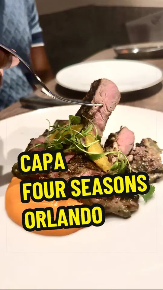 Capa in Golden Oak showing restaurant visit, cocktail, capa gin tonic, video by briantreks on TikTok