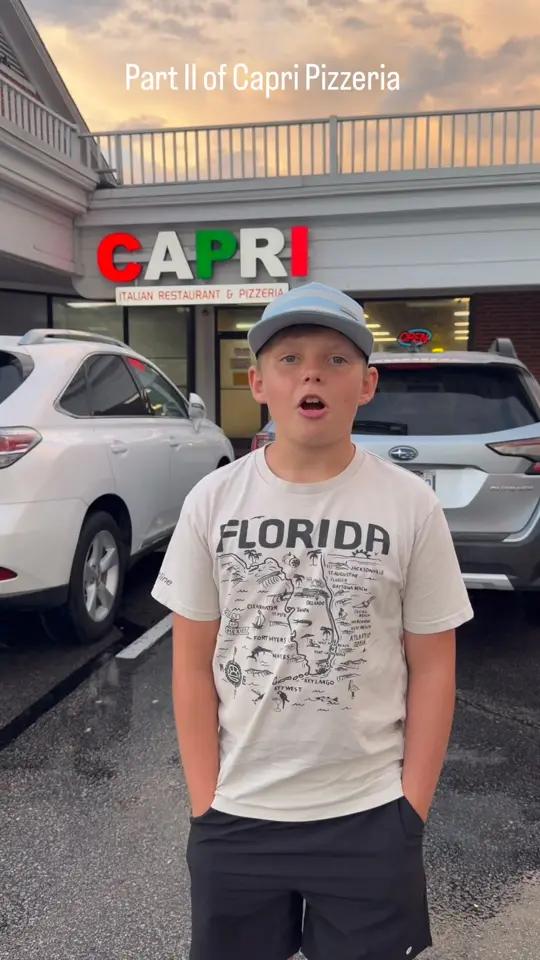 Capri Restaurant in Cartersville showing calzone, pizza, video by Bite Nation Bro on Facebook