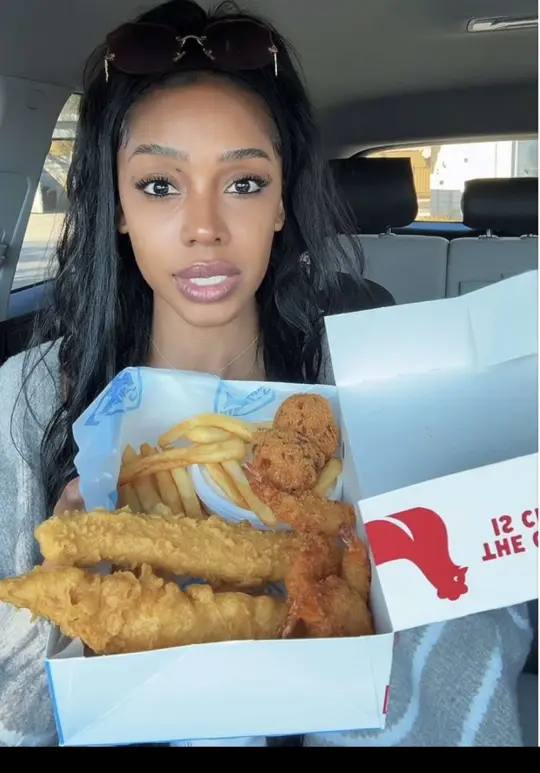 Captain D's on TikTok, video by mukbangwithkay