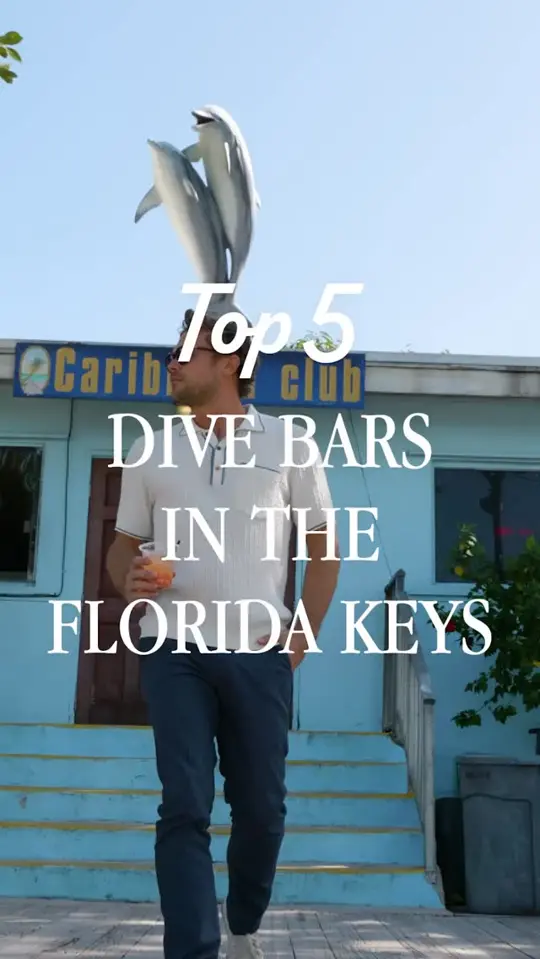 Caribbean Club in Key Largo showing review, oldest bar in the upper keys, bogart filmed here, sunsets over blackwater sound, video by Criquet Shirts on Facebook