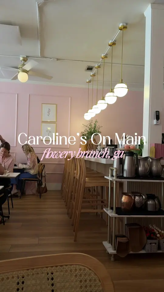 Caroline's on Main in Flowery Branch showing review, food, video by val4hunnid on TikTok