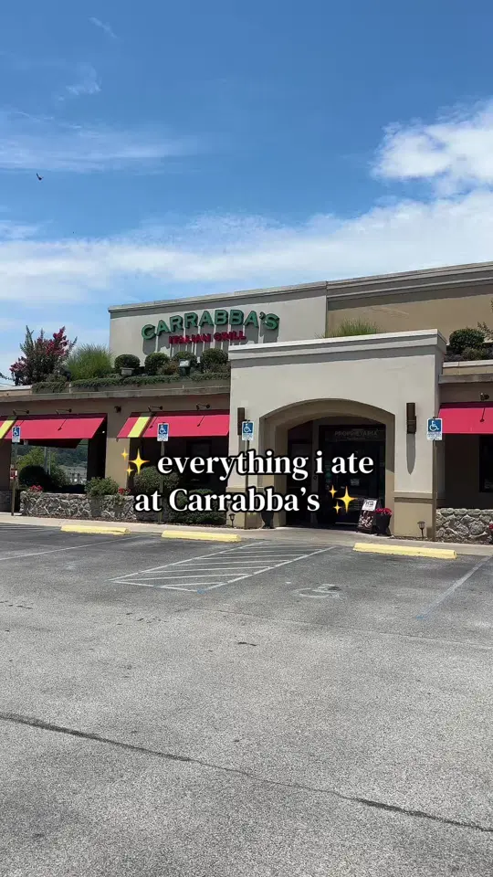 Carrabba's Italian Grill in Bonita Springs showing food review, mezzaluna, entrees, video by curlygirlgrubs on TikTok
