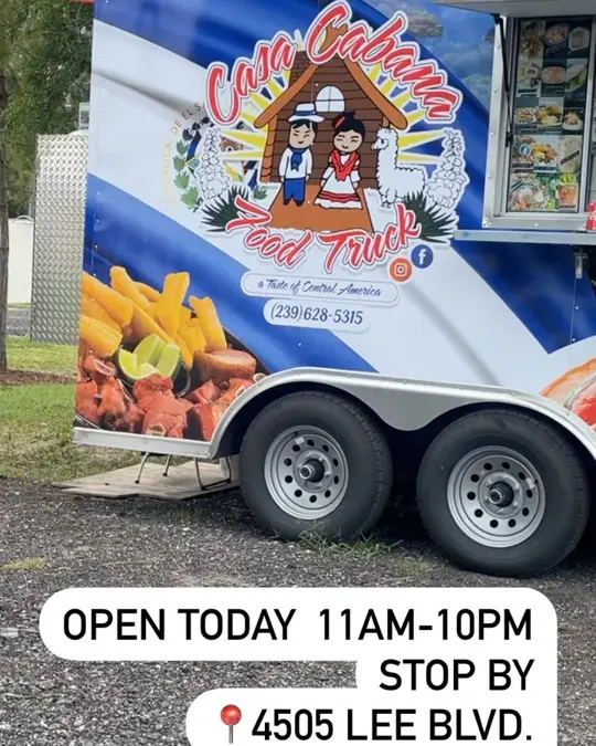 Casa Cabana Food Truck in Lehigh Acres showing food truck, delicuisine, video by Casa Cabana Food Truck on Facebook
