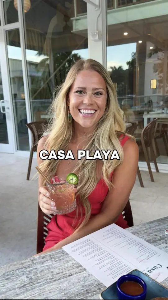  in Florida showing review, latin fusion menu, ceviche, empanadas, paella, margarita, video by shellyteal on TikTok