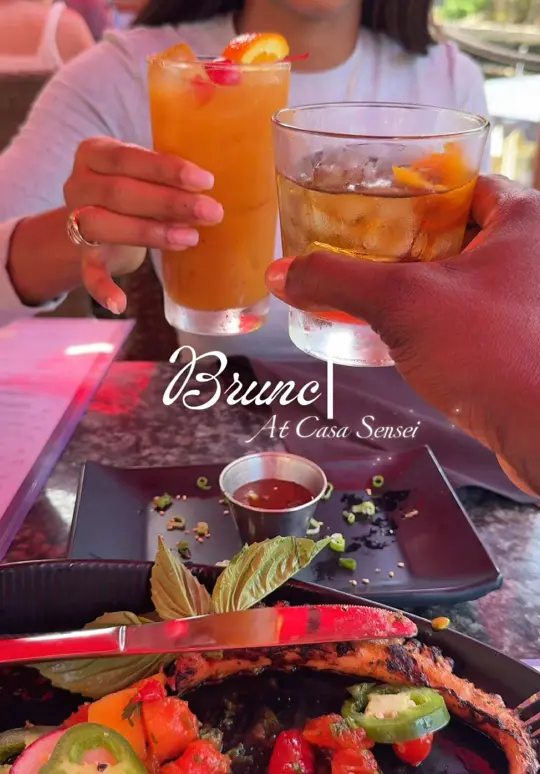 Casa Sensei in Fort Lauderdale showing brunch, visit, video by gab.ht on TikTok