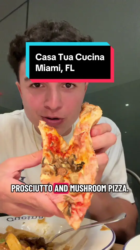 Casa Tua Cucina Brickell in Miami showing italian restaurant, food review, video by dvane_ on TikTok