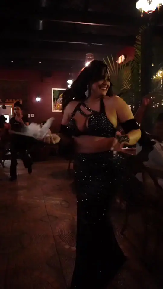 Casbah Cafe in Jacksonville showing event, cabaret belly dancing spectacle, video by casbahcafe on TikTok