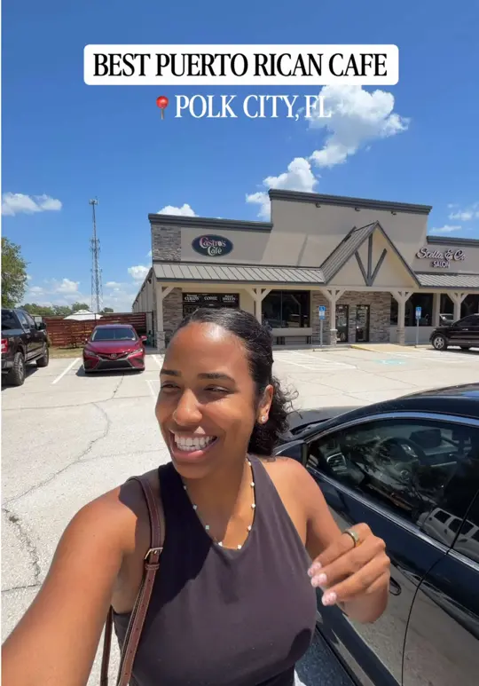 Castro's Café in Polk City showing visit, review, atmosphere, food, bakery items, video by ythafinds on TikTok