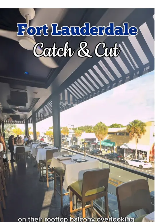 Catch & Cut in Fort Lauderdale showing food, sushi, video by ms.soflo on TikTok