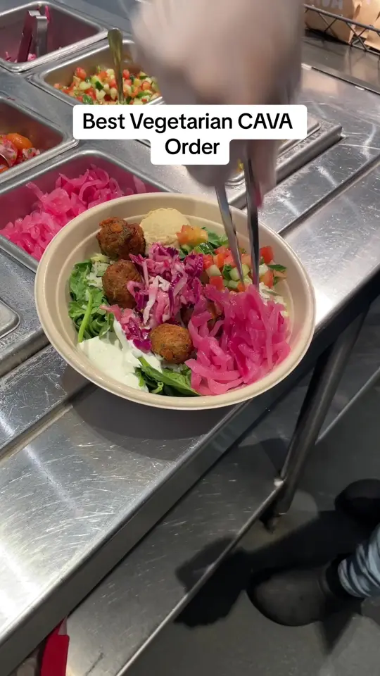 CAVA in Columbus showing food, cava bowl, video by cava on TikTok