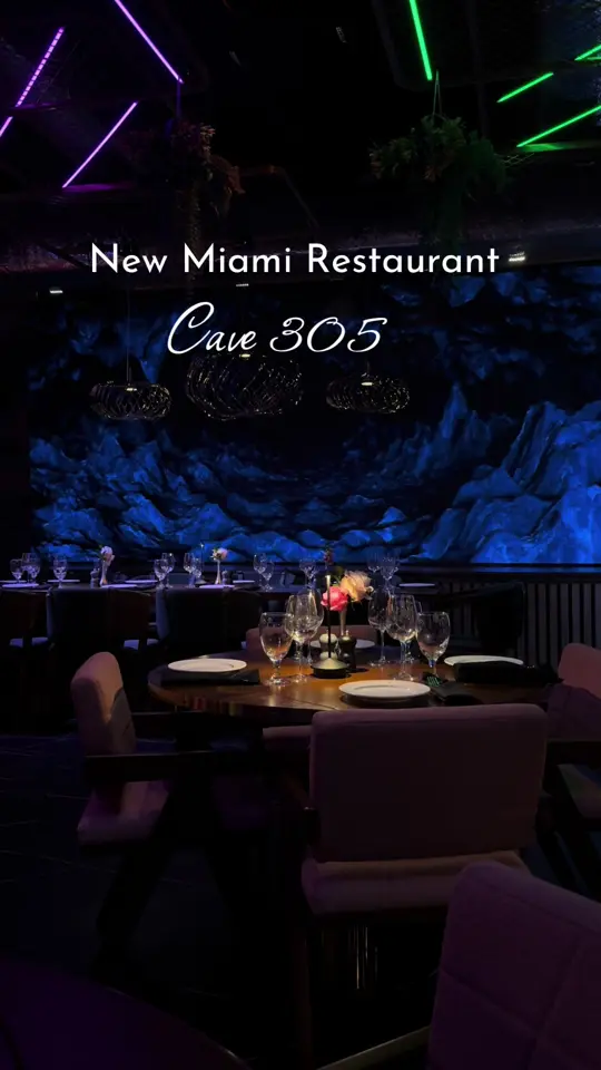 CAVE 305 in Miami Beach showing review, visit, video by te.amoamy on TikTok