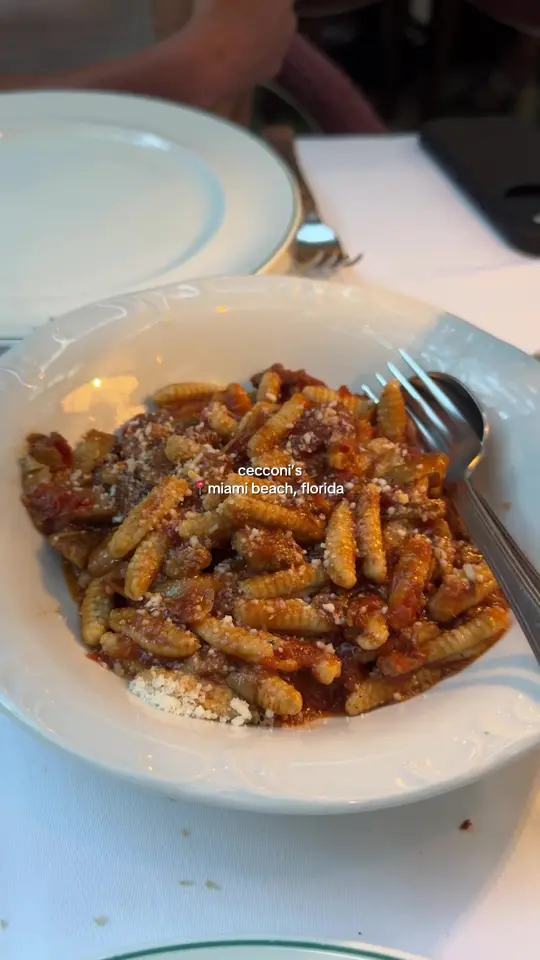 Cecconi's Miami in Miami Beach showing dinner, italian food, video by madebymarcella on TikTok