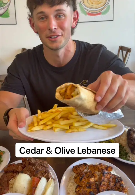 Cedar And Olive in Jacksonville Beach showing review, hummus, video by jake6young on TikTok