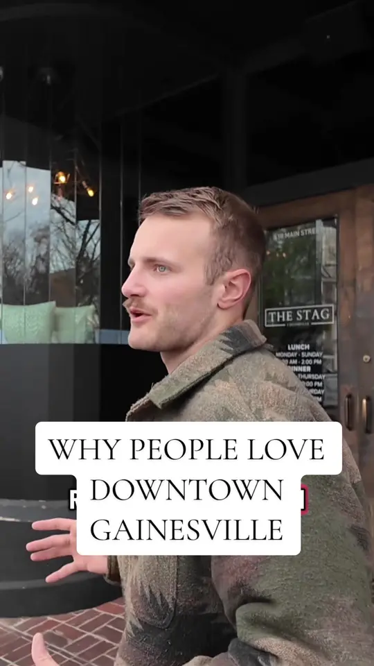 Centro GVL Eatery in Gainesville showing restaurant visit, downtown atmosphere, dining recommendations, video by codydodgere on TikTok