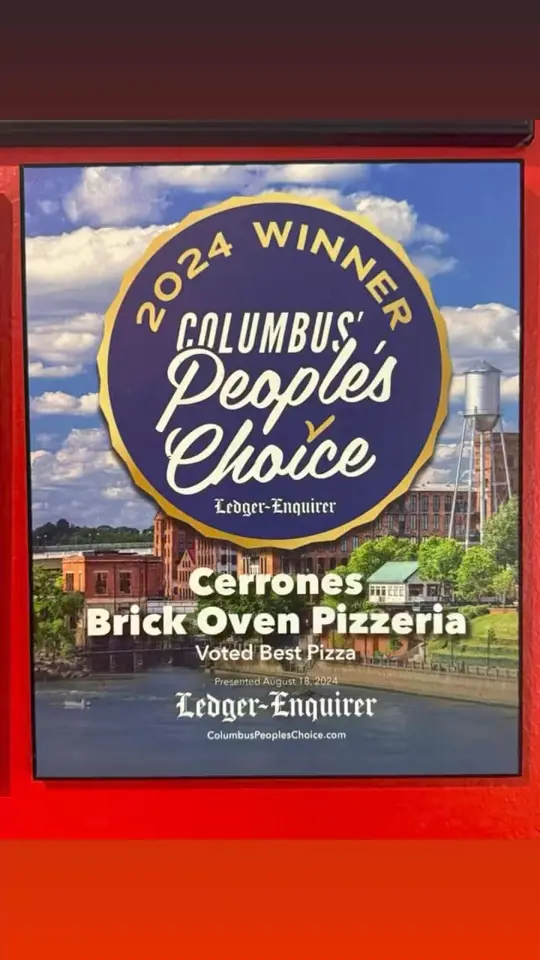 Cerrone's Brick Oven Pizzeria - Pizza Restaurant in Columbus showing restaurant, award, video by Cerrone's Brick Oven Pizzeria on Facebook