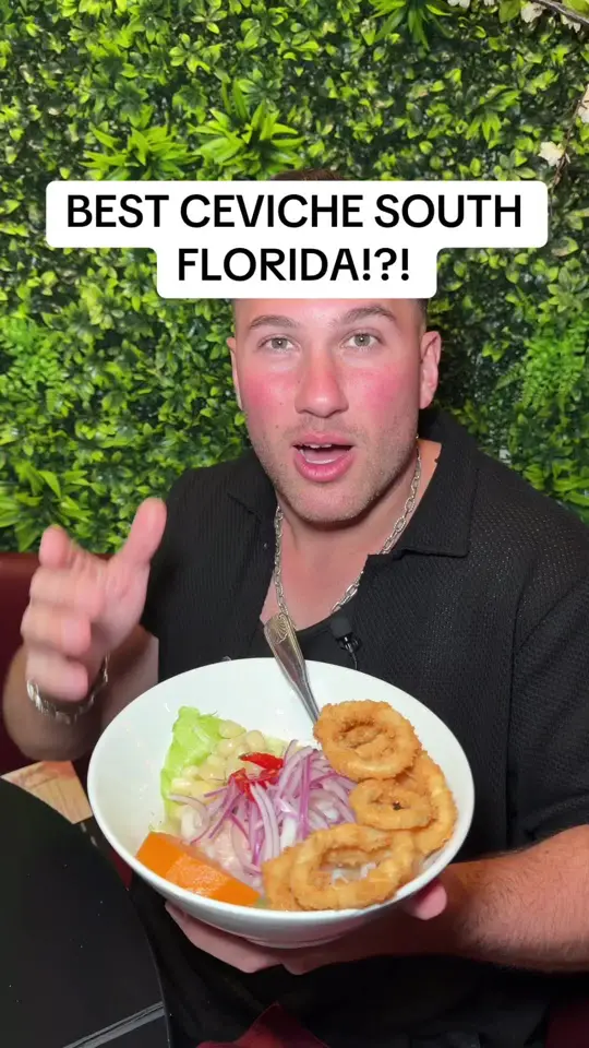 Ceviche Arigato in Lake Park showing ceviche, peruvian food, nikkei cuisine, video by mikeiseating on TikTok