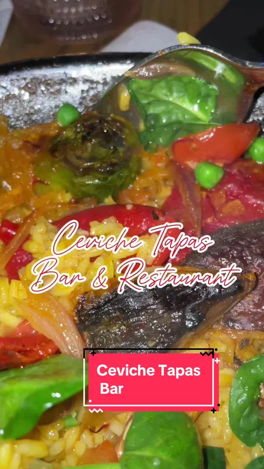 Ceviche Tapas Bar in St. Petersburg showing review, food, video by ntashahall on TikTok