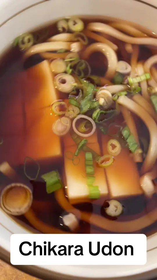 Cha-Cha Japanese Cafe in Royal Palm Beach showing food, chikara udon, video by chachacafeinc on TikTok