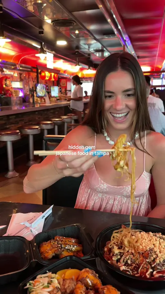 Chanko in Tampa showing japanese food, restaurant visit, video by heyemilyrae on TikTok