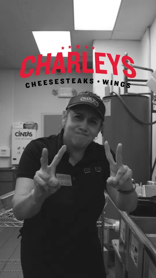 Charley's Philly Steaks in Fort Lauderdale showing restaurant visit, cheesesteaks, video by Charleys Cheesesteaks on Facebook