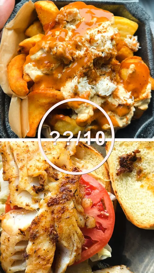  in Florida showing review, grouper sandwich, crabby fries, video by Dewand Mccray on Facebook