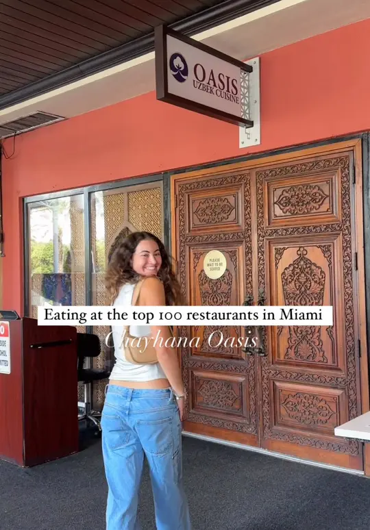 Chayhana Oasis in Sunny Isles Beach showing food review, visit, video by avapraschnik on TikTok