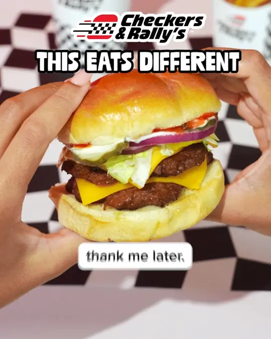 Checkers in Boynton Beach showing burger, seasoned fries, sweet treats, lunch, late-night, video by Checkers and Rally's on Facebook