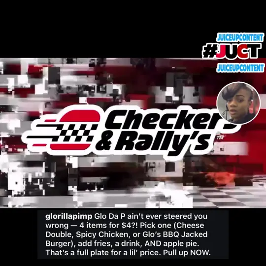 Checkers on TikTok, video by juiceupcontent