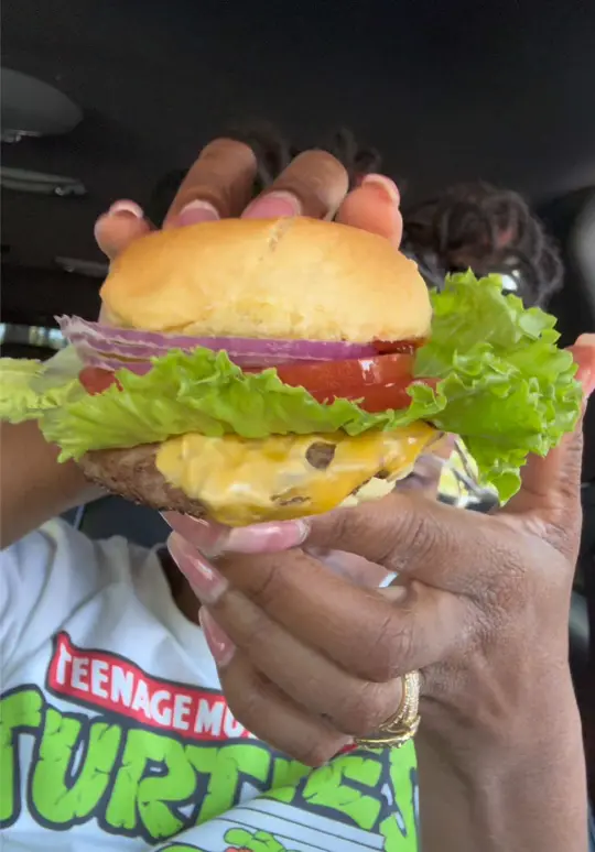Cheeseburger Bobby's in Hiram showing review, cheeseburger, video by shaaywith2as on TikTok