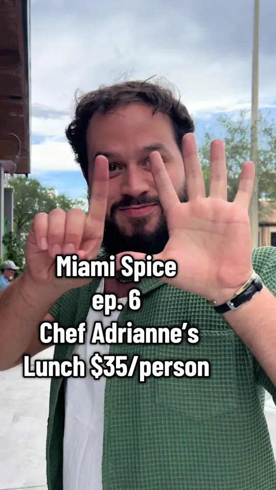Chef Adrianne's Vineyard Restaurant and Bar in Miami showing review, cajun shrimp burger, video by leyafea on TikTok