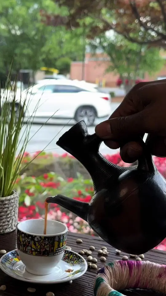 Chibo-Ethiopian Coffee & Kitchen in Lilburn showing coffee, chibo coffee, video by chibocoffeeatl on TikTok