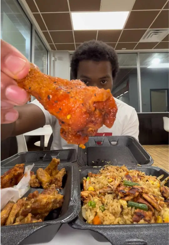 Chicken Factory in Stone Mountain showing food review, wings, video by therealgagrubs on TikTok
