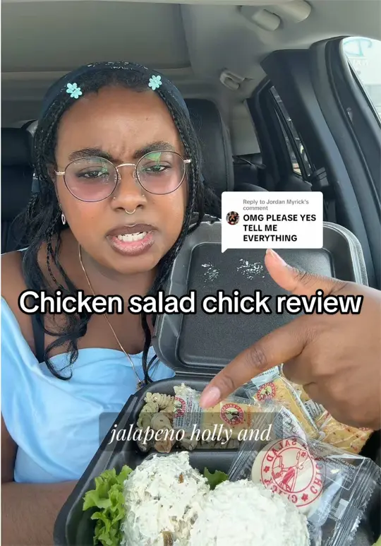 Chicken Salad Chick on TikTok, video by afroeccentrix