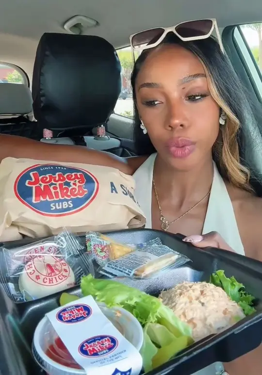 Chicken Salad Chick on TikTok, video by mukbangwithkay