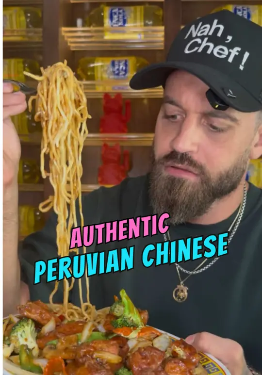 Chifa Du Kang (Bird Road) in Miami showing food, peruvian chinese food, video by therealpompanojim on TikTok