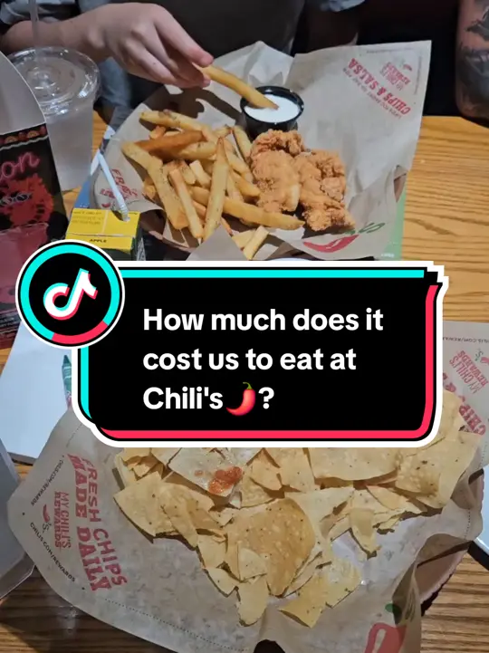 Chili's Grill & Bar in Fleming Island showing visit, review, video by brits.inthesunshinestate on TikTok