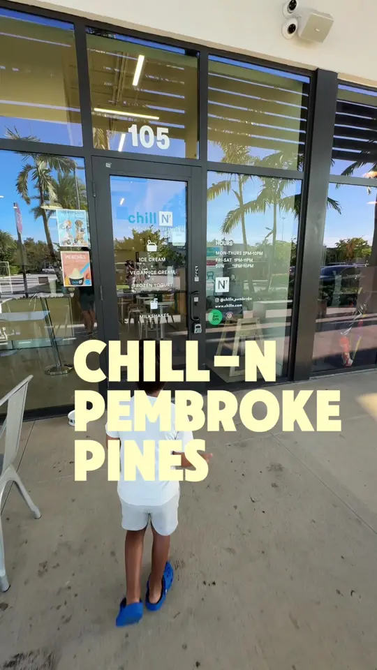 Chill-N Ice Cream Fort Lauderdale in Fort Lauderdale showing visit, review, nitrogen ice cream, kids games and toys, video by pembrokepines_mommyclub on TikTok
