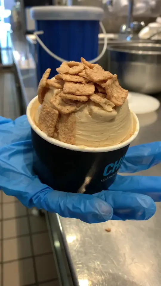 Chill-N Ice Cream Fort Lauderdale in Fort Lauderdale showing ice cream, nitrogen ice cream, video by josiaheats on TikTok