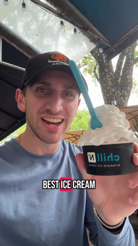 Chill-N Ice Cream Pompano Beach in Pompano Beach showing nitrogen ice cream, review, video by lawyereatz on TikTok