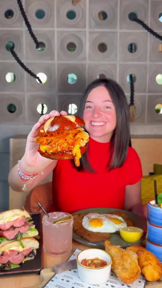Chimba Miami in Miami showing happy hour, latin american food, arepas, choripan, video by treatyoselfeverywhere on TikTok