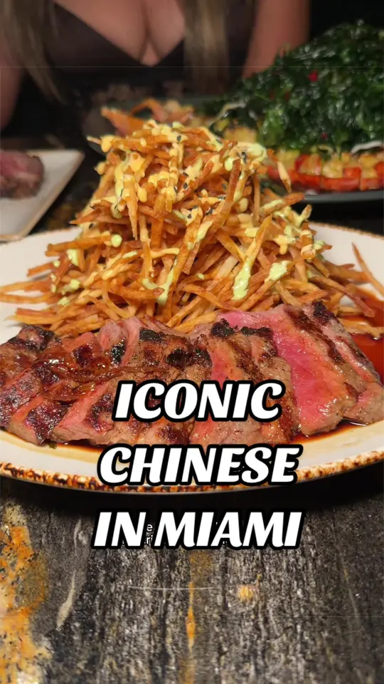 China Grill in Bal Harbour showing visit, restaurant, video by maxeatsss on TikTok