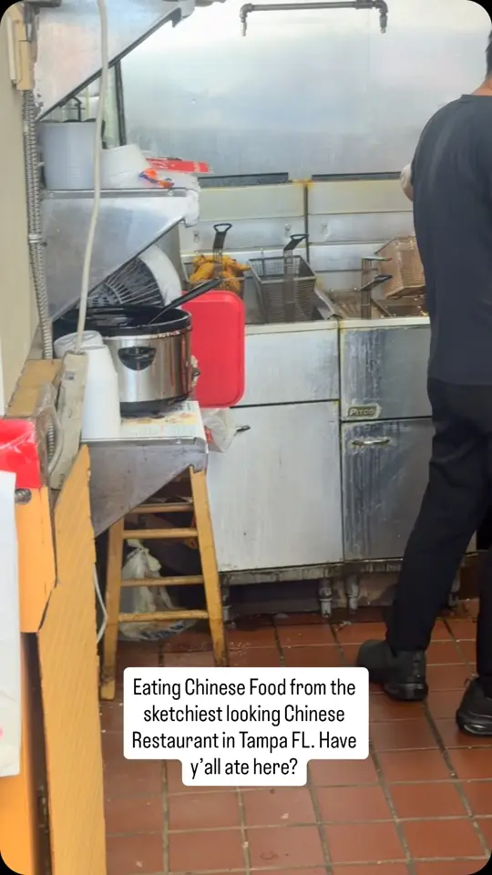 China Wok in Tampa showing review, chinese food, video by Anthony Gilbert on Facebook