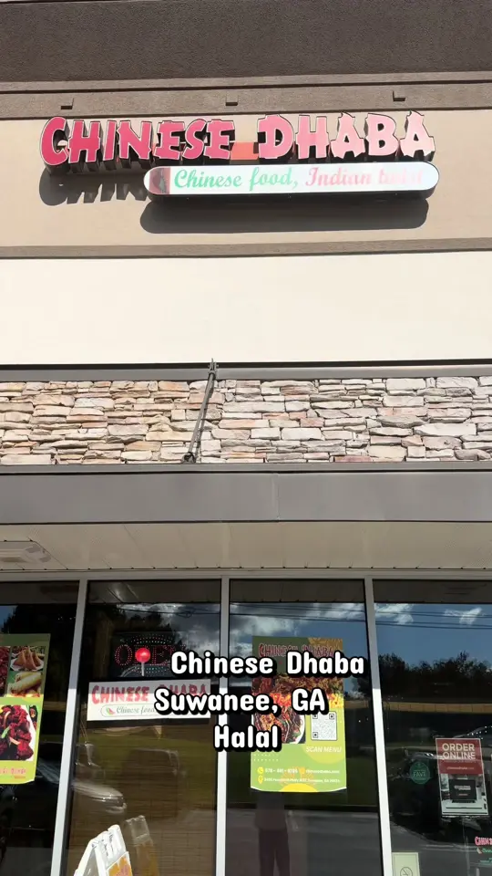 Chinese Dhaba in Suwanee showing food review, pepper steak, monchow soup, buldak chicken 65 ramen, video by ariba.atl on TikTok